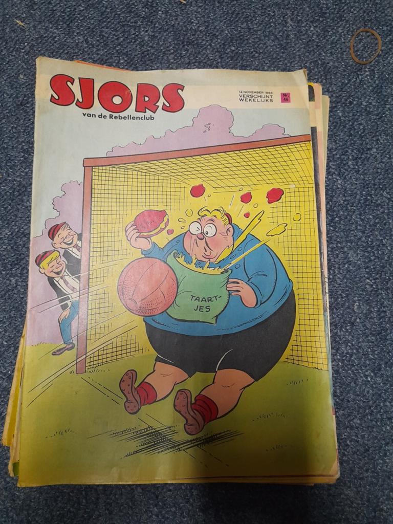 Sjors van de Rebellenclub - Oude Stripboeken (1966-1967), Boeken, Stripboeken, Meerdere stripboeken, Ophalen of Verzenden, Gelezen