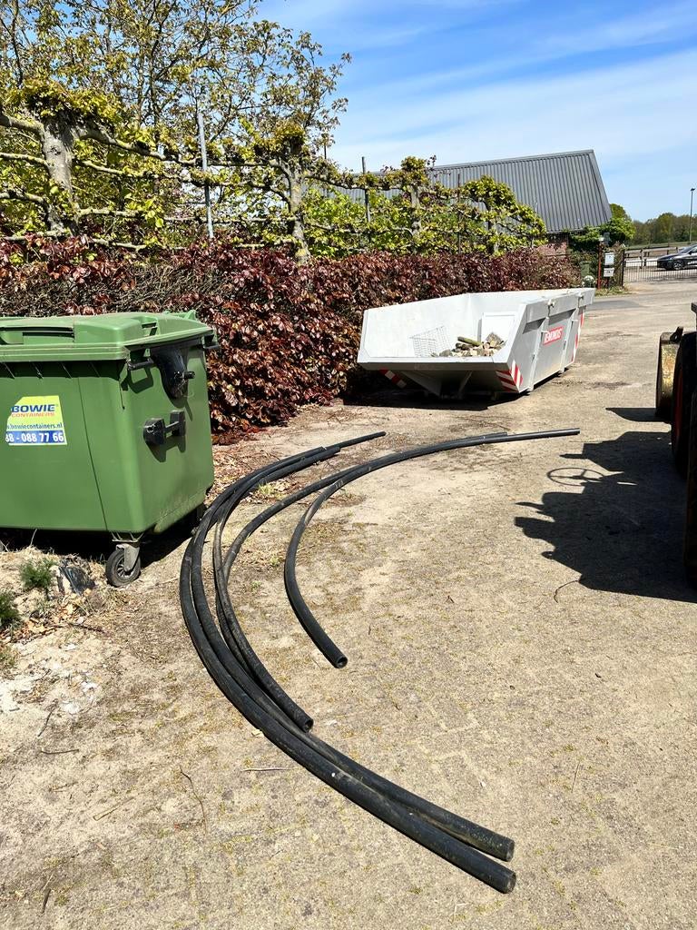 Gratis Buizen voor koepeltunnel kas, 40 liter of meer, Ophalen of Verzenden, Gebruikt, Kunststof