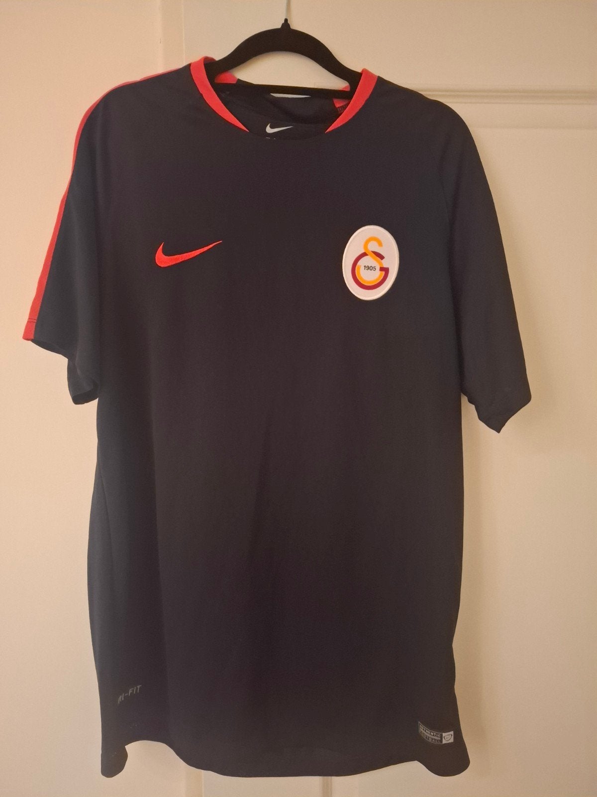 Galatasaray Thuisshirt Nike Dri-Fit Maat L, Maat 52/54 (L), Zwart, Nike, Nieuw