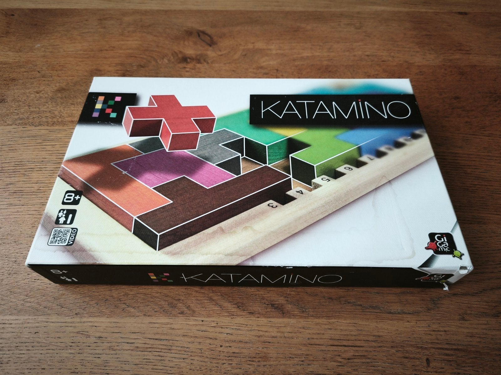 Katamino, houten breinbreker - Gigamic l 8+, Ophalen of Verzenden, Zo goed als nieuw