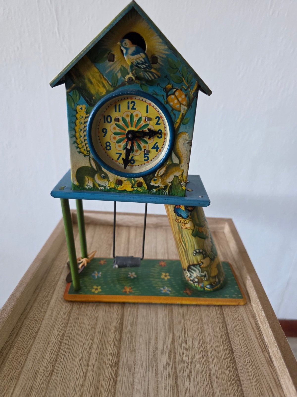 vintage Joustra mechanische koekoeksklok uit de jaren 50 of, Ophalen of Verzenden