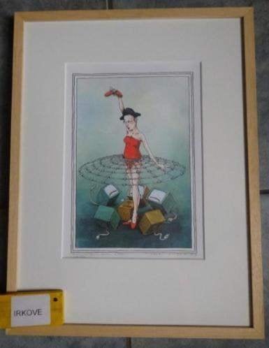 JOEP BETRAMS * TWEE ZEEFDRUKKEN * Ingelijst *, Antiek en Kunst, Kunst | Litho's en Zeefdrukken, Gelimiteerde oplage, Verzenden