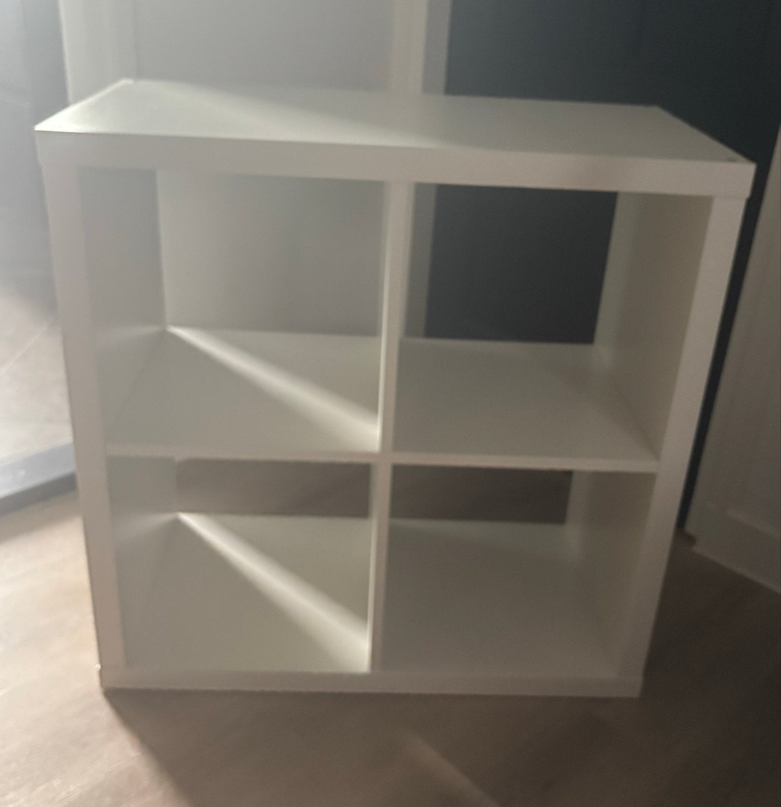 IKEA KALLAX vakkenkast wit 76.5x76.5 cm, Ophalen, 50 tot 100 cm, Zo goed als nieuw, Minder dan 100 cm