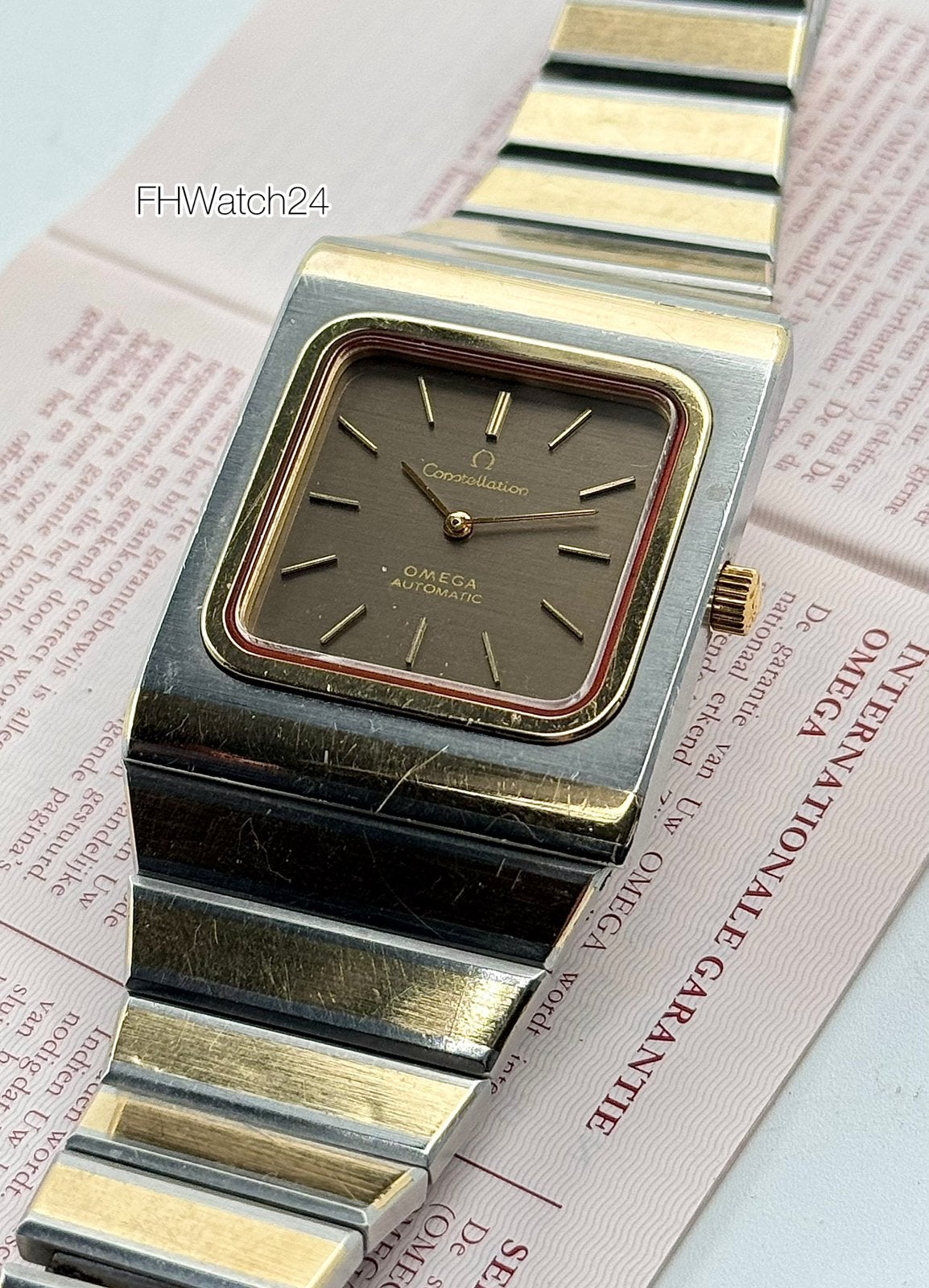 Omega Constellation 355.0814 Buccaneer. | Met boekje 1989 !, Staal, Gebruikt, Omega, Polshorloge