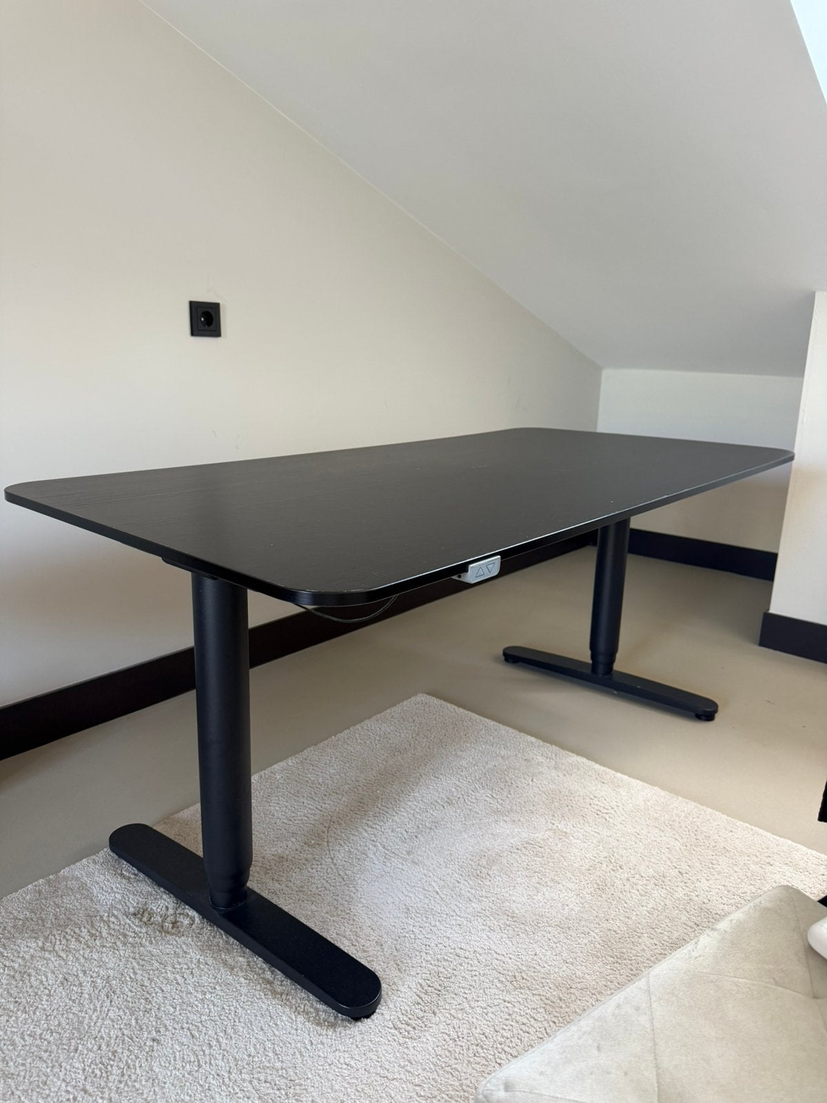Zit sta bureau IKEA, Computers en Software, Laptoptafels, Ophalen, Gebruikt, In diepte verstelbaar