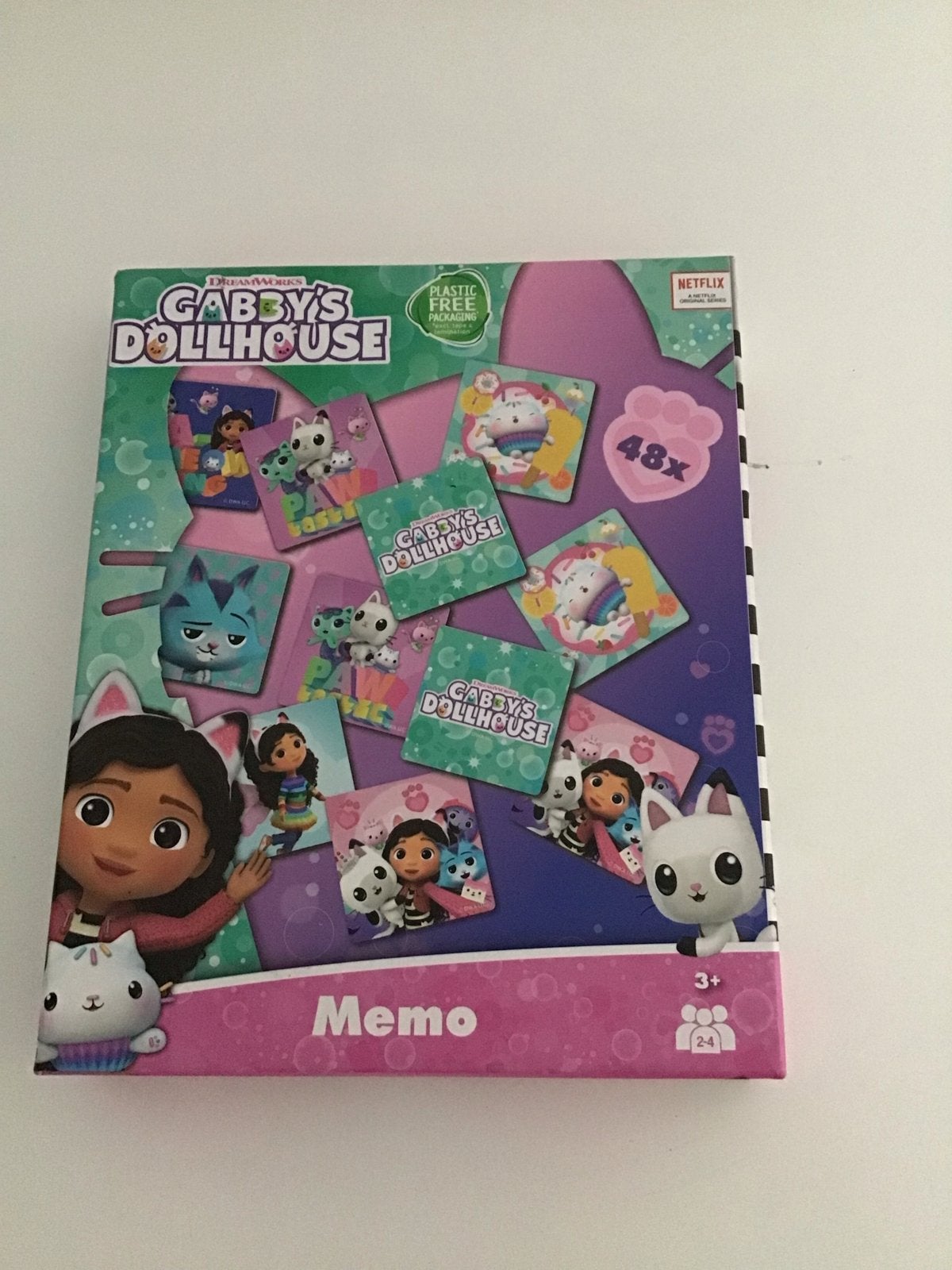 Gabby's Dollhouse Memo Spel - Zo goed als nieuw, Drie of vier spelers, Ophalen of Verzenden, Zo goed als nieuw