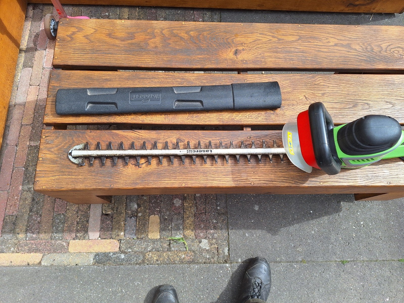 Florabest Elektrische Heggenschaar 230V, Ophalen of Verzenden, Gebruikt, Elektrisch, Florabest