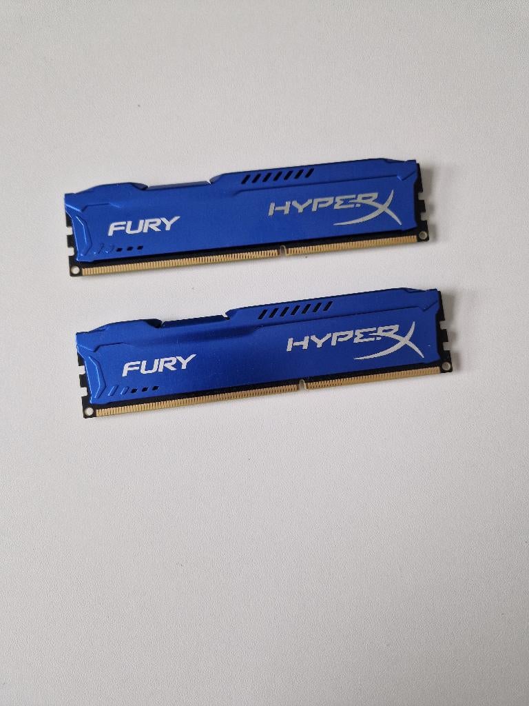 Kingston 1866 Mhz HyperX Fury blu HX318C10FK2/8, Computers en Software, RAM geheugen, Ophalen of Verzenden, DDR3, Desktop