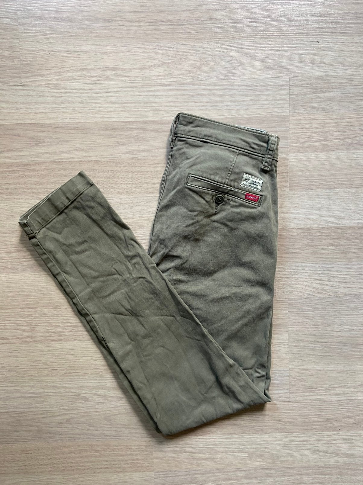 Levi’s XX Chino Slim Taper Pants Maat W28 L32, Ophalen of Verzenden, Gedragen, Maat 46 (S) of kleiner, Groen