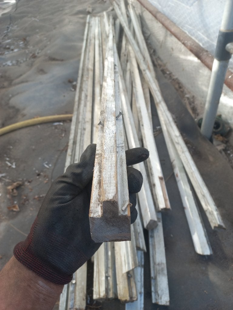 houten kasroeden / glasroeden tuinbouwkas – 06-12954942, Ophalen, Gevelraam of Ruit, Gebruikt, Minder dan 80 cm