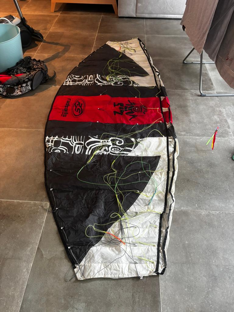 Radsails Aztec 2m - powerkite, Ophalen of Verzenden, Zo goed als nieuw, Vierlijns