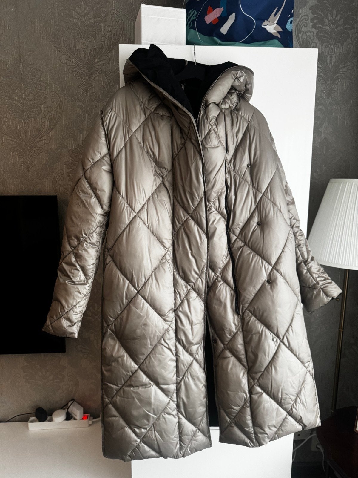 Nieuwe donsjas L/XL, Ophalen of Verzenden, Nieuw, Maat 42/44 (L), Beige