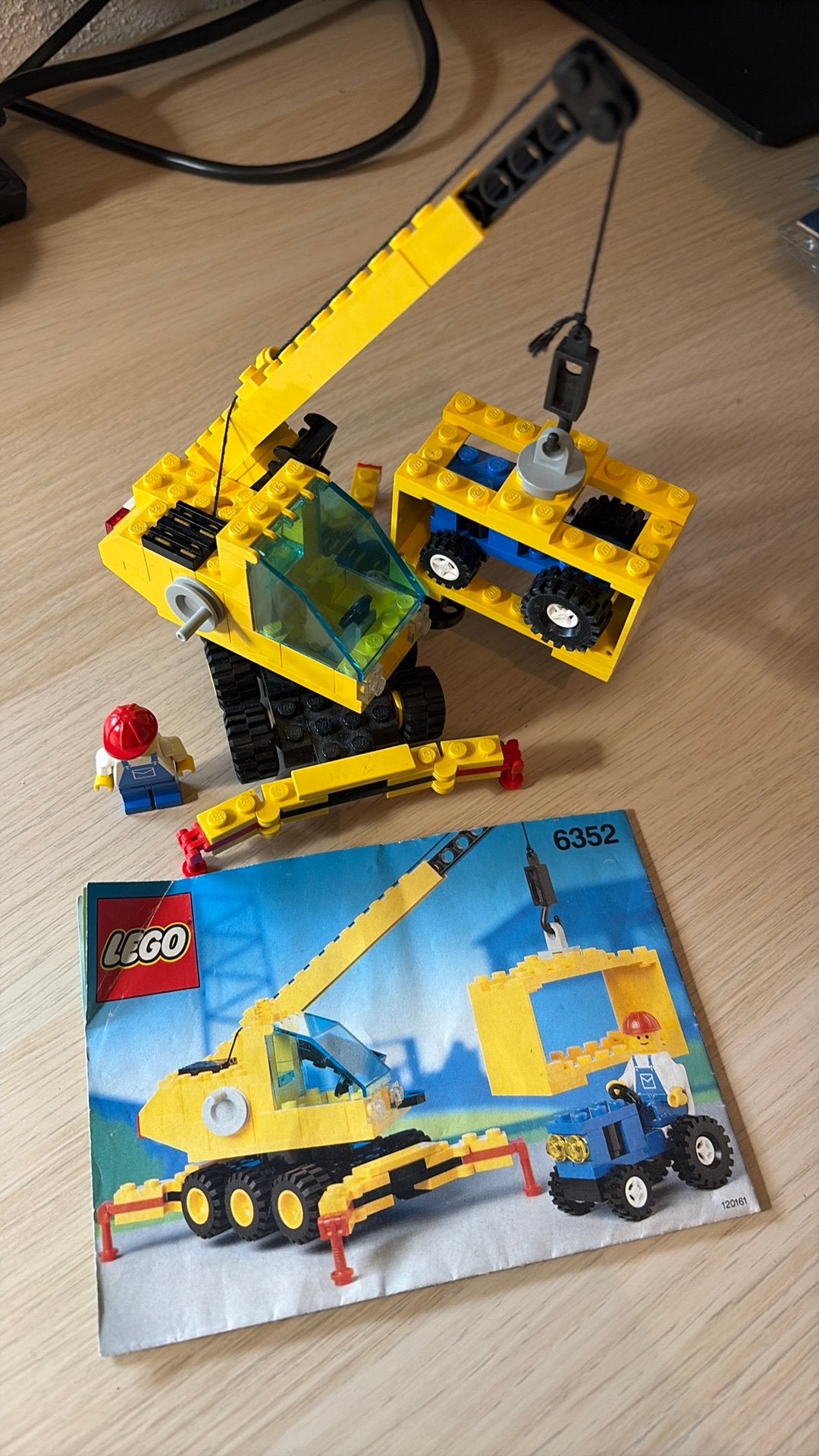 Lego 6352 cargomaster crane compleet, Ophalen of Verzenden, Zo goed als nieuw