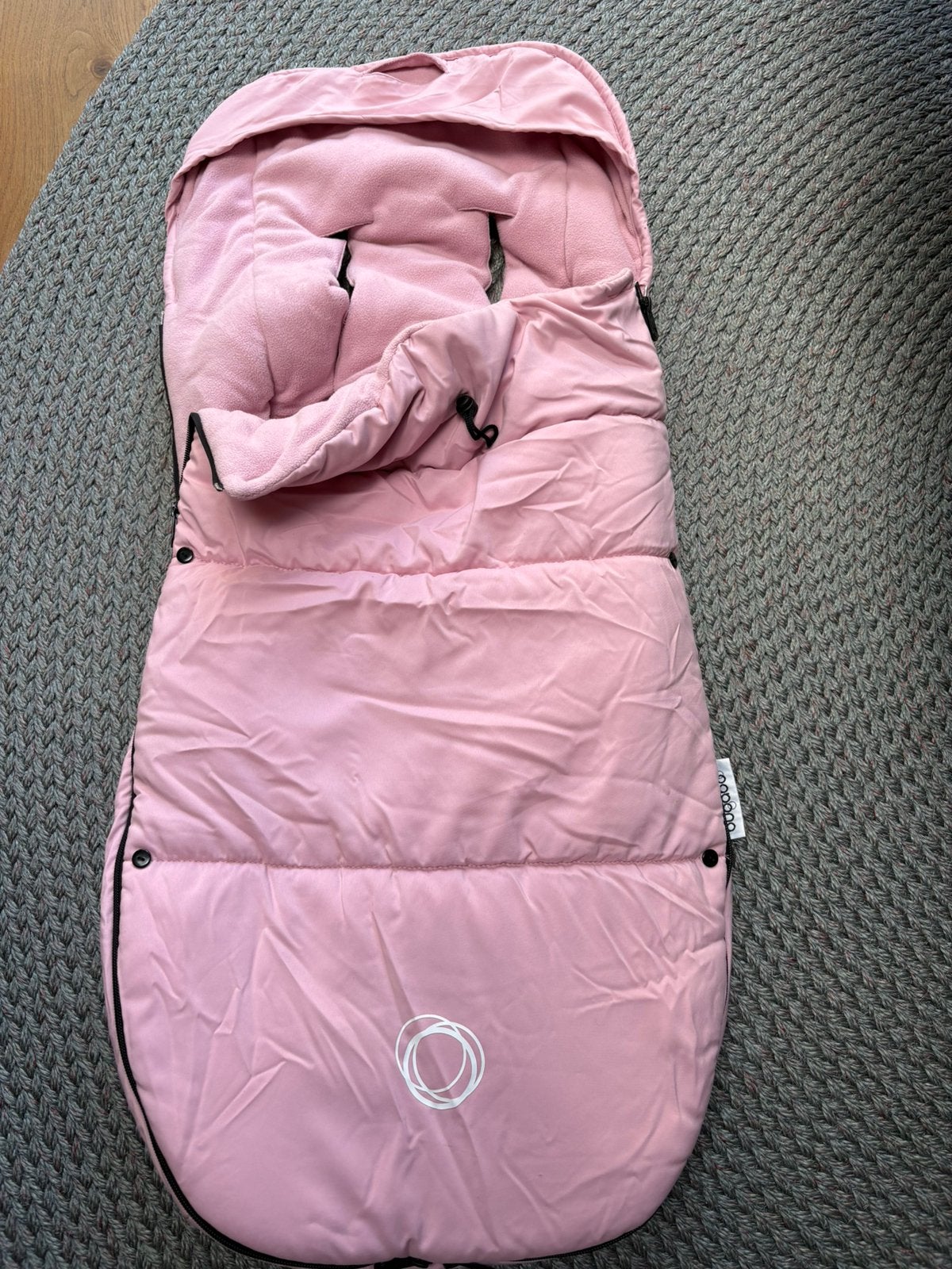 Bugaboo roze voetenzak voor de winter, Ophalen, Gebruikt
