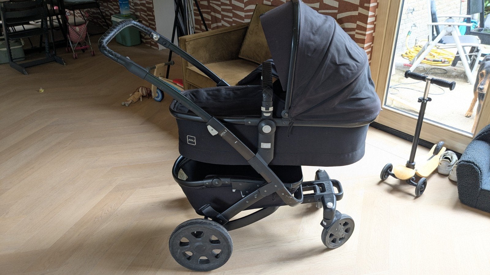 Fijne Joolz geo 3 kinderwagen wieg en buggy, Ophalen, Gebruikt, Overige merken