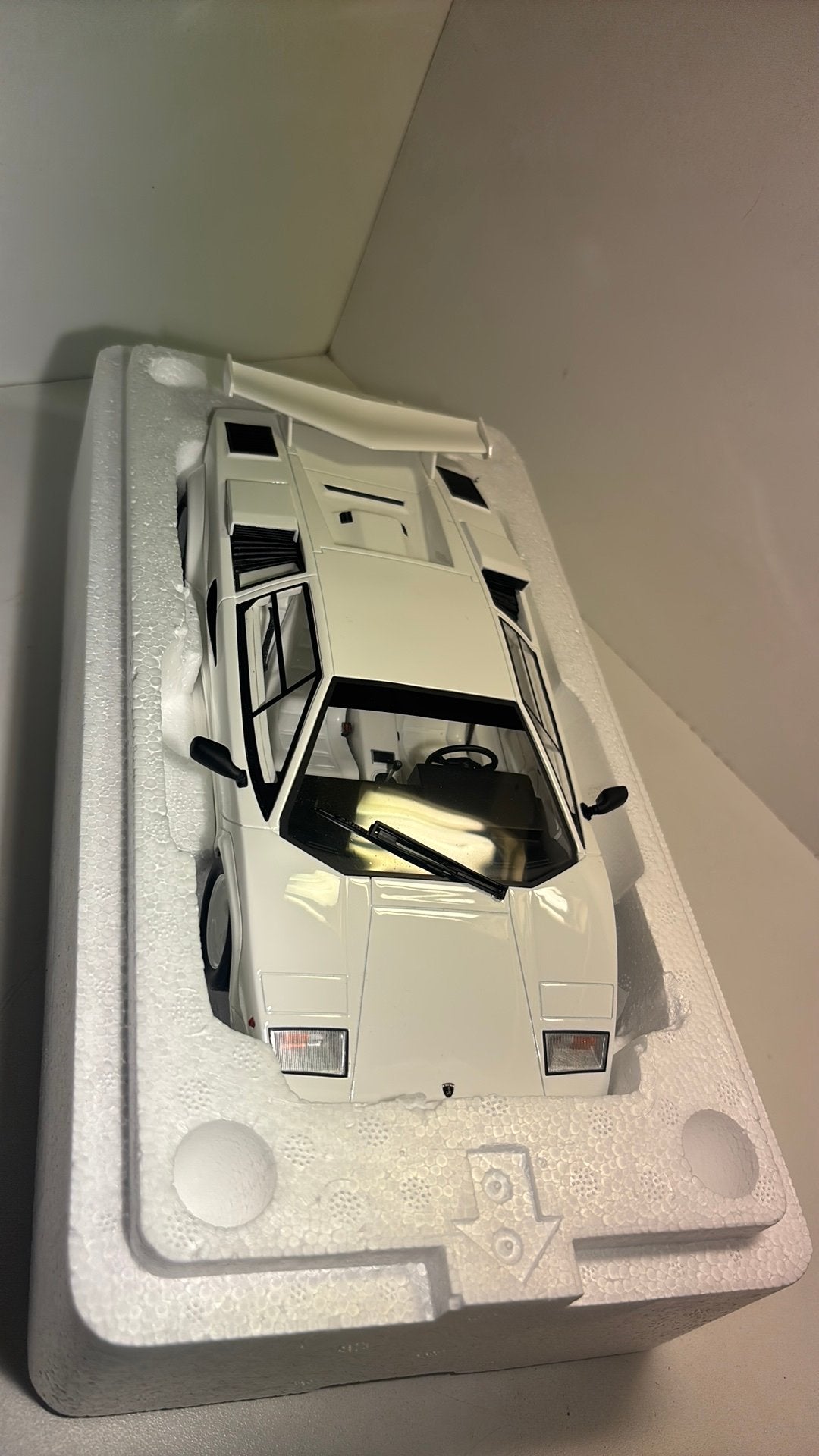 Lamborghini countach lp5000 quattrovalvole kyosho 1.18, Kyosho, Ophalen of Verzenden, A, A