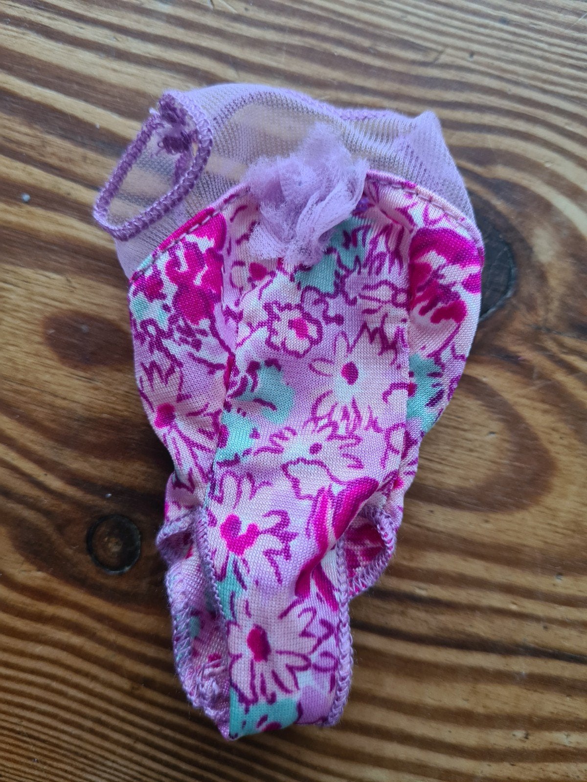 vintage BARBIE Mattel kleding badpak, Verzamelen, Ophalen of Verzenden, Gebruikt, Kleertjes