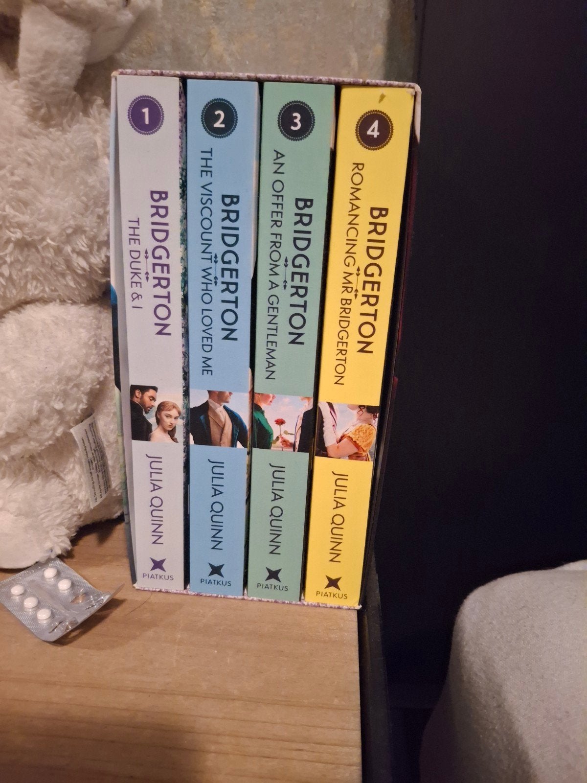 Bridgerton Boeken collectie 1tm4 - Julia Quinn, Boeken, Ophalen, Zo goed als nieuw