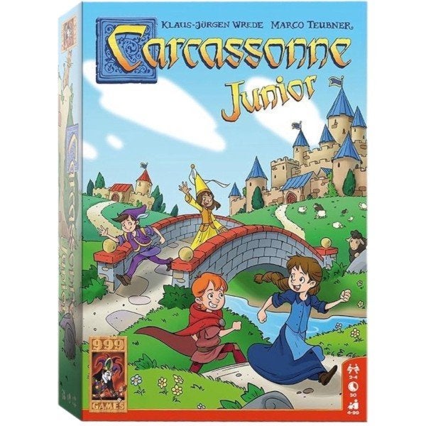 Carcassonne Junior 999 Games Bordspel Nieuw, 999 Games, Nieuw, Ophalen of Verzenden, Vijf spelers of meer