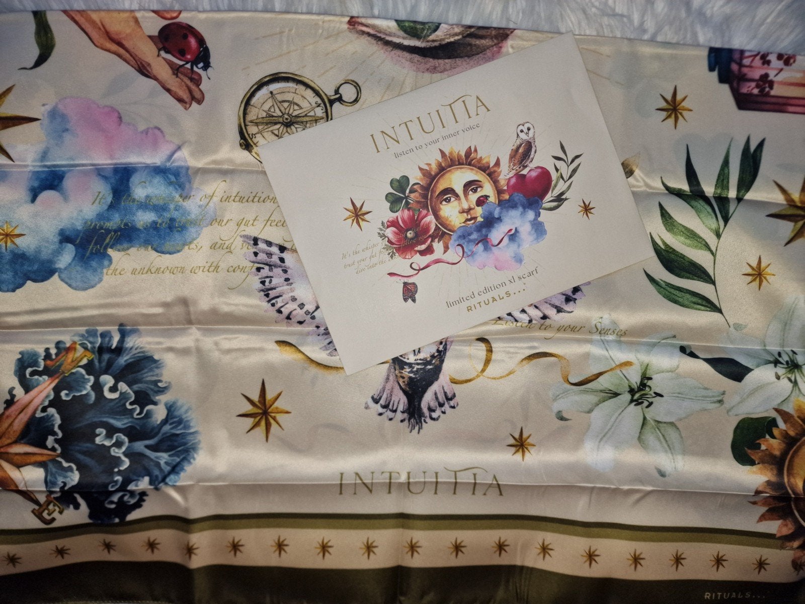 Rituals intuitia xl sjaal - limited edition scarf 90x90 cm, Ophalen of Verzenden, Nieuw