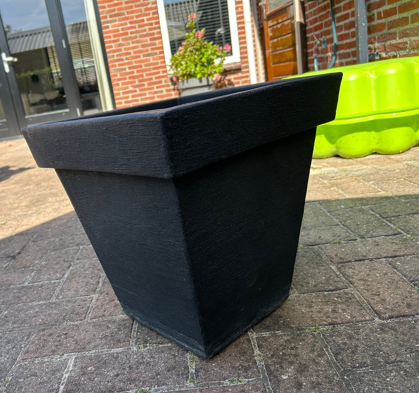 kunststof plantenbak 40 x 40, Ophalen, Kunststof, Gebruikt, Minder dan 60 cm
