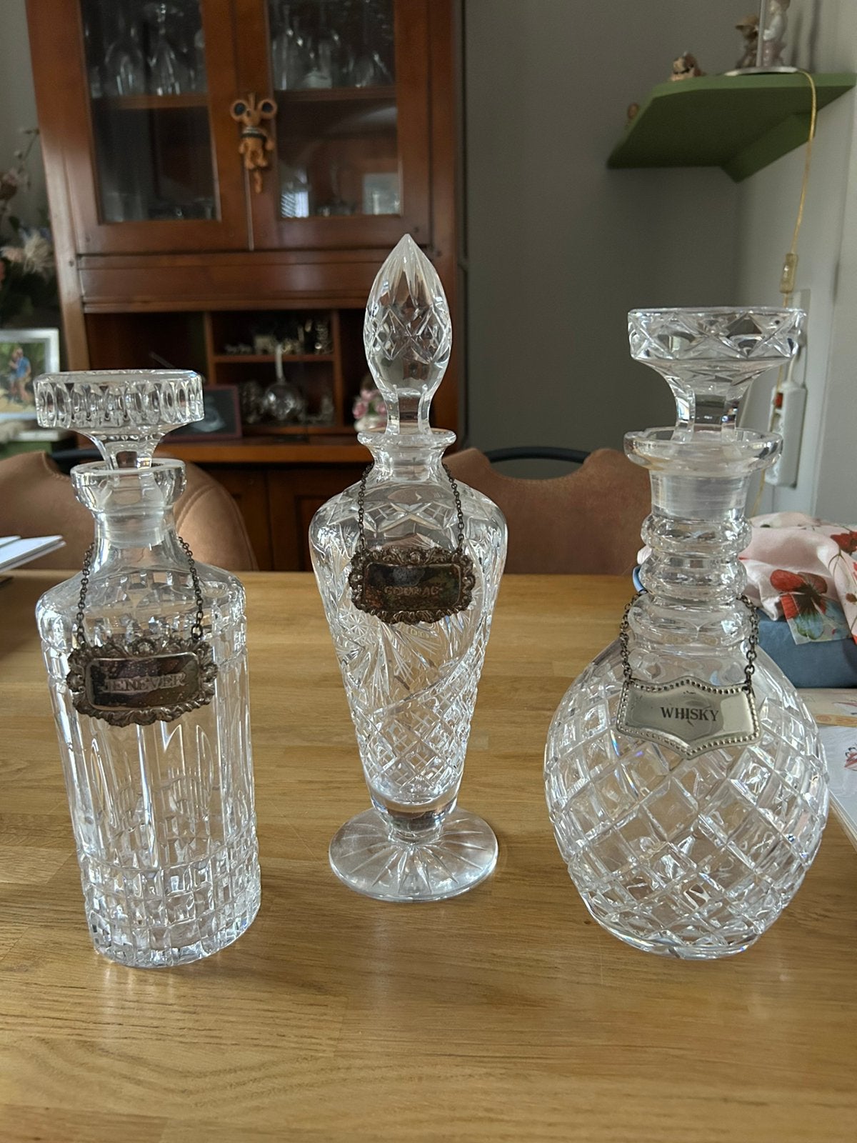 Set Kristallen Karaffen, Antiek en Kunst, Antiek | Glas en Kristal, Ophalen