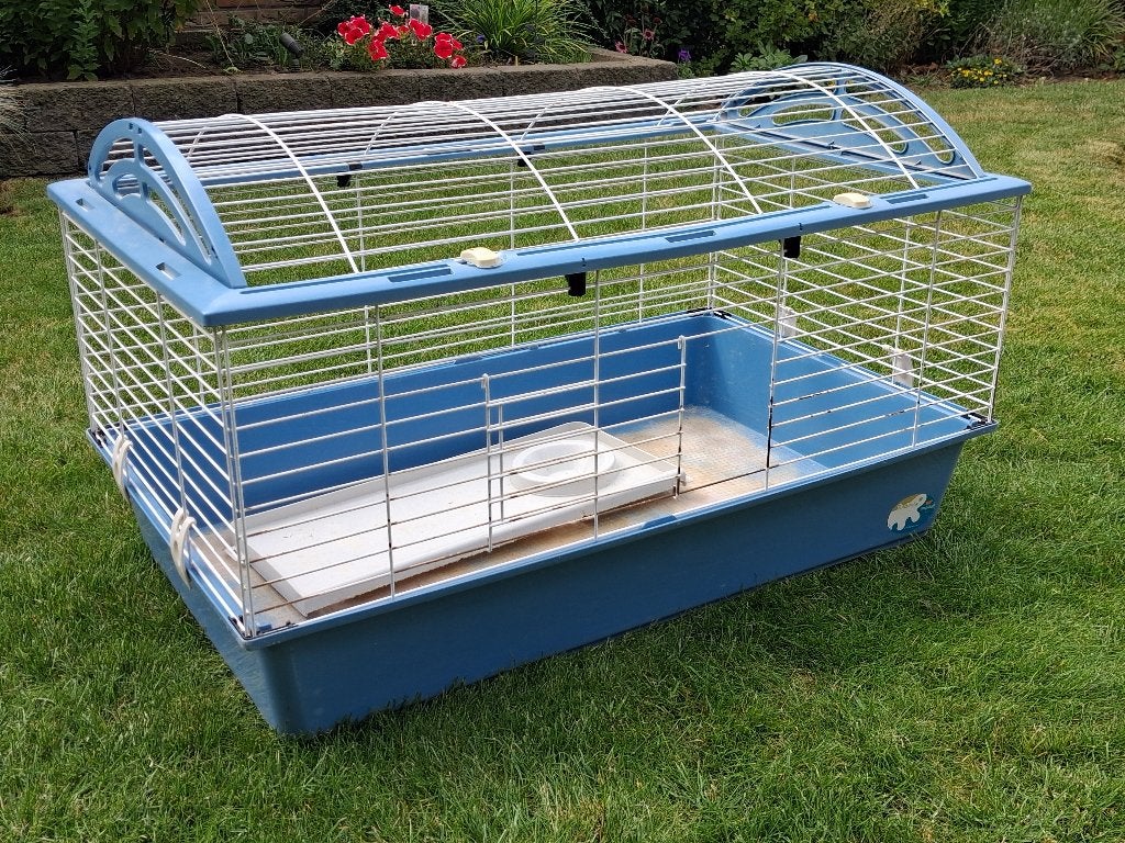 ferplast casita 100 konijnen cavia hok, Gebruikt, Konijn, Hok, 75 tot 110 cm
