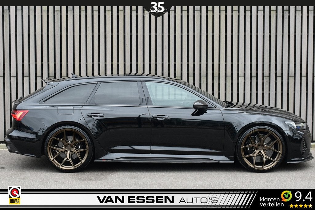 Audi RS6 Avant TFSI Quattro URBAN Keramisch Pano 4-Wielsturi, Auto's, Automaat, Gebruikt, Leder, Vierwielaandrijving