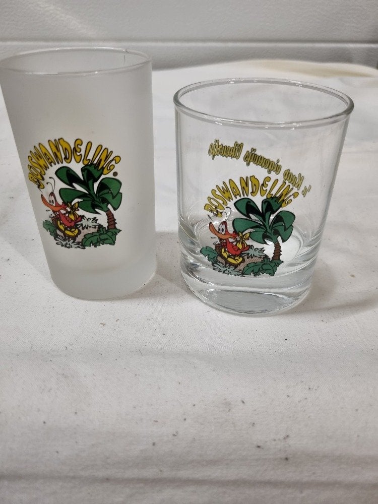 boswandeling glazen 2 verschilldende, Verzamelen, Ophalen of Verzenden, 'T Olde Gre-j, Info@toldegrej.nl, Endepoelstraat 20f Didam