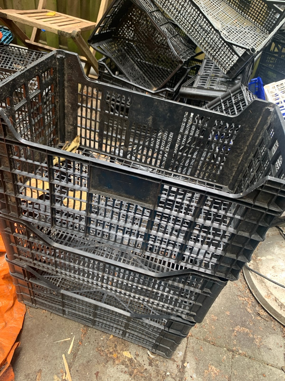 kratten, diverse maten, Doe-het-zelf en Verbouw, Kratten en Dozen, Gebruikt, Krat, 50 tot 75 cm, 35 tot 50 cm, 40 tot 60 cm, Ophalen of Verzenden