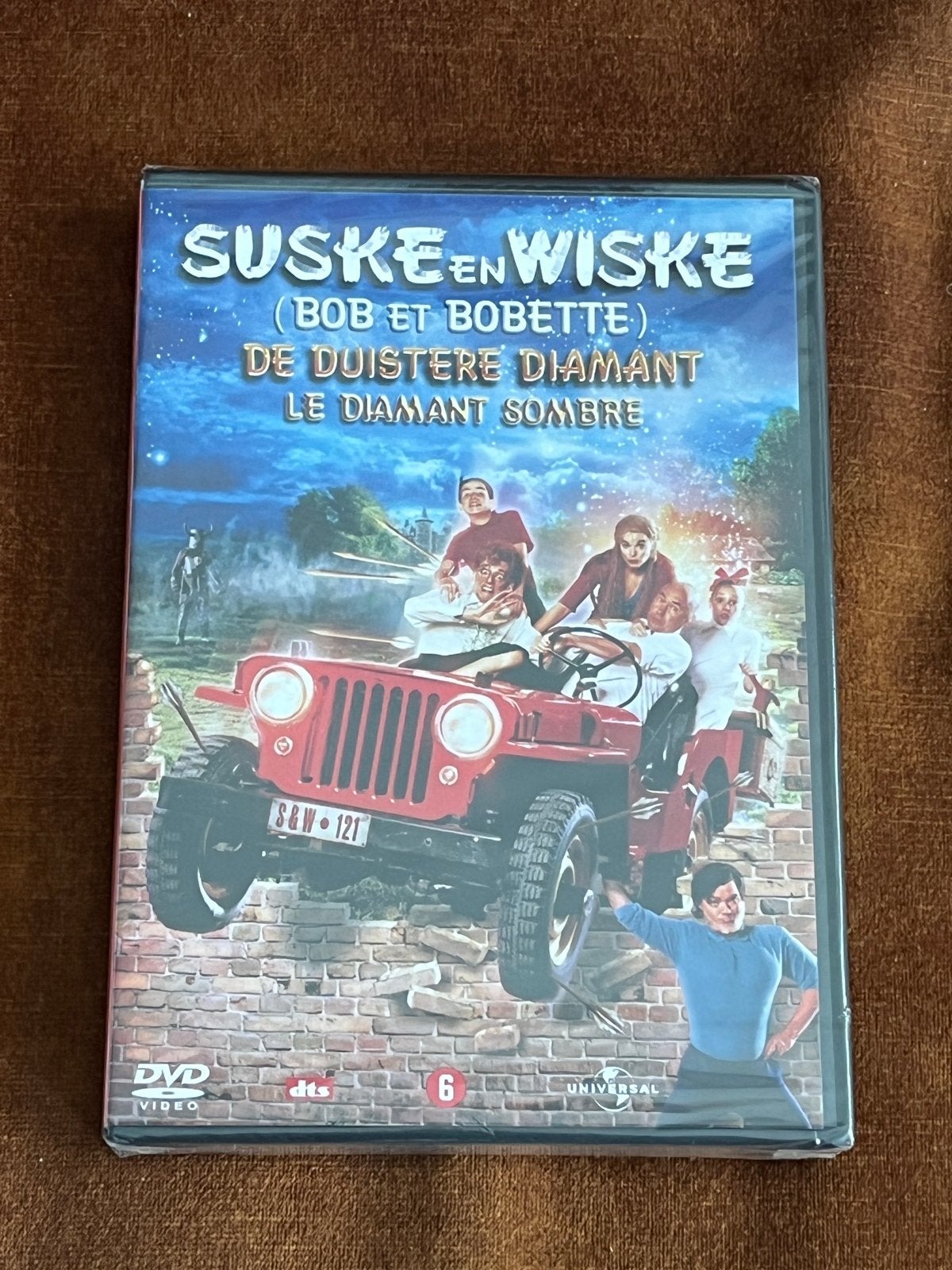 Suske en Wiske: De Duistere Diamant DVD (Nieuw in plastic), Avontuur, Ophalen of Verzenden, Vanaf 6 jaar, Nieuw in verpakking
