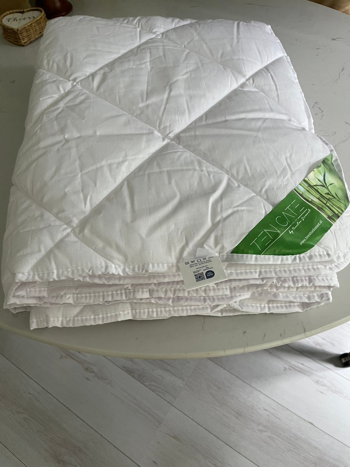 Ten Cate bamboe dekbed -Nieuw- 140x200, Ophalen, Bamboe, Wit, Nieuw
