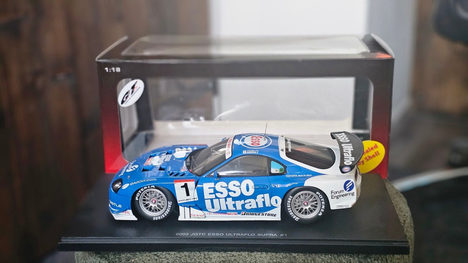 Toyota Supra - JGTC GT500 - Autoart 1:18, Ophalen, Zo goed als nieuw, Auto, Autoart