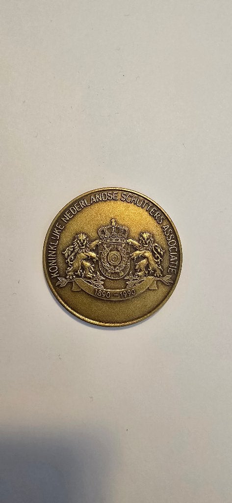 officiële herdenkingspenning KNSA Arnhem, Ophalen of Verzenden, Brons, Nederland