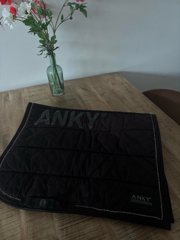 Dekje zwart glitter Anky dressuur Full, Dieren en Toebehoren, Paarden en Pony's | Dekens en Dekjes, Full (L), Gebruikt, Dressuurdekje