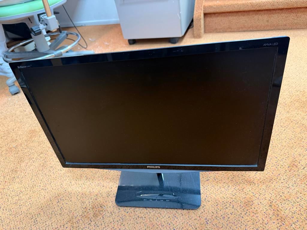 Philips Brilliance 220BW 22 inch monitor, Ophalen of Verzenden, Gebruikt, HD
