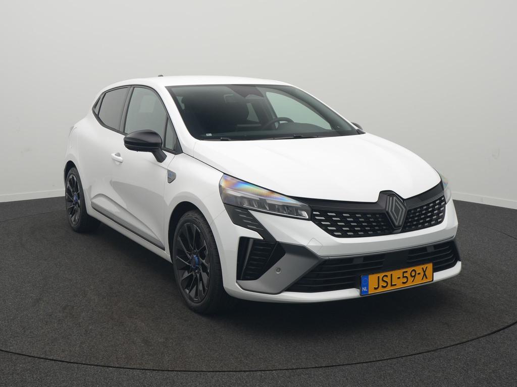 Renault Clio 1.6 E-Tech Full Hybrid 145 esprit Alpine - Pack, Stof, Wit, 1248 kg, Hybride Elektrisch/Benzine