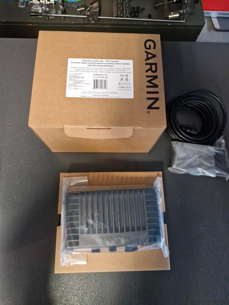 Garmin Livescope LVS34 met GLS 10 - Nieuw met garantie, Ophalen of Verzenden, Nieuw, Kaartplotter of Fish Finder