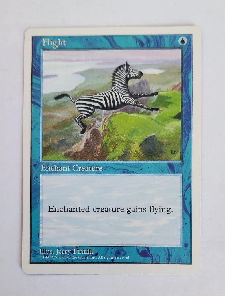 Flight Fifth Edition MTG Near Mint, Ophalen of Verzenden, Zo goed als nieuw, Losse kaart