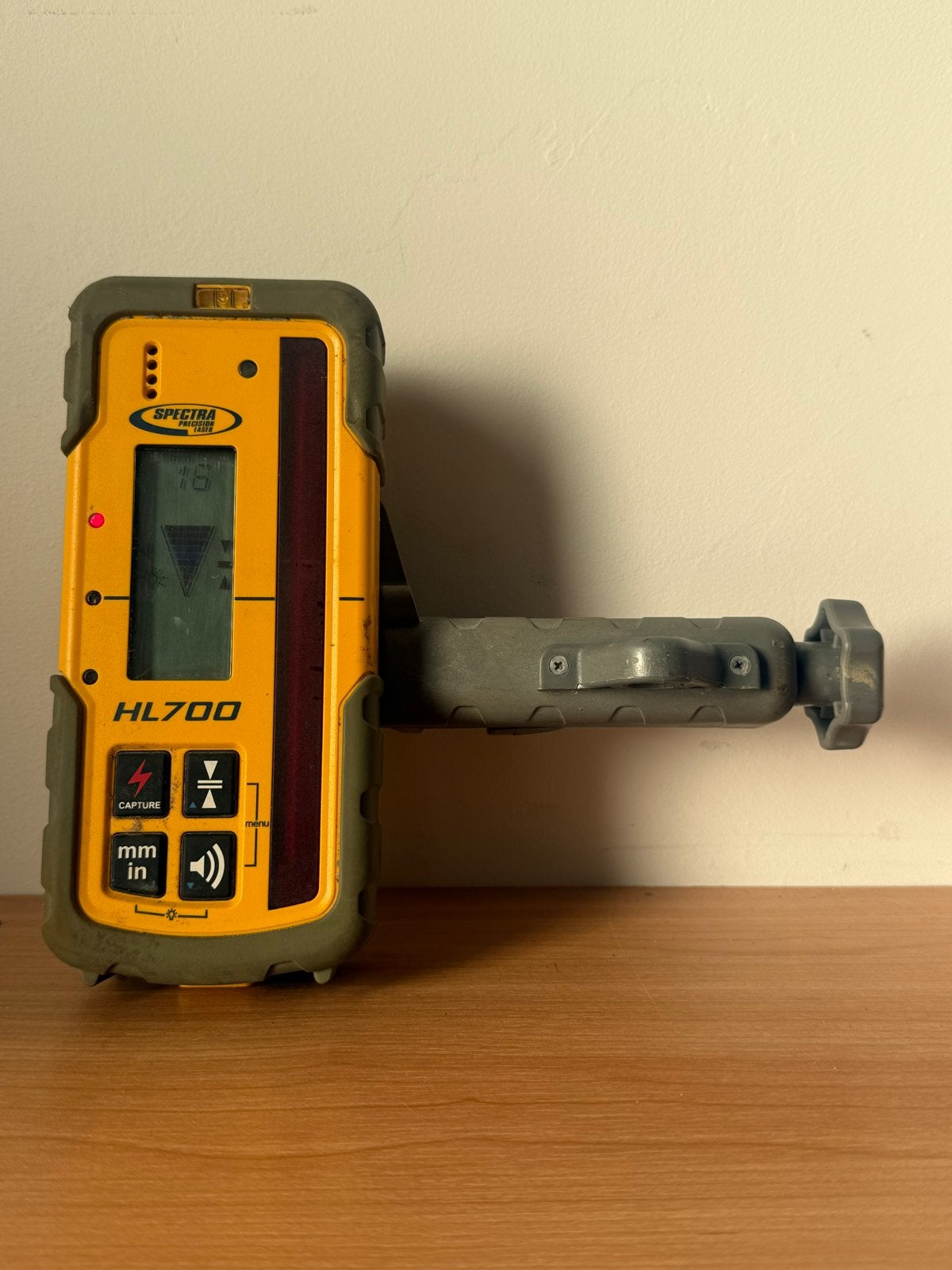 Spectra Precision HL700 Laserontvanger voor bouw en metingen, Doe-het-zelf en Verbouw, Ophalen of Verzenden, Zo goed als nieuw