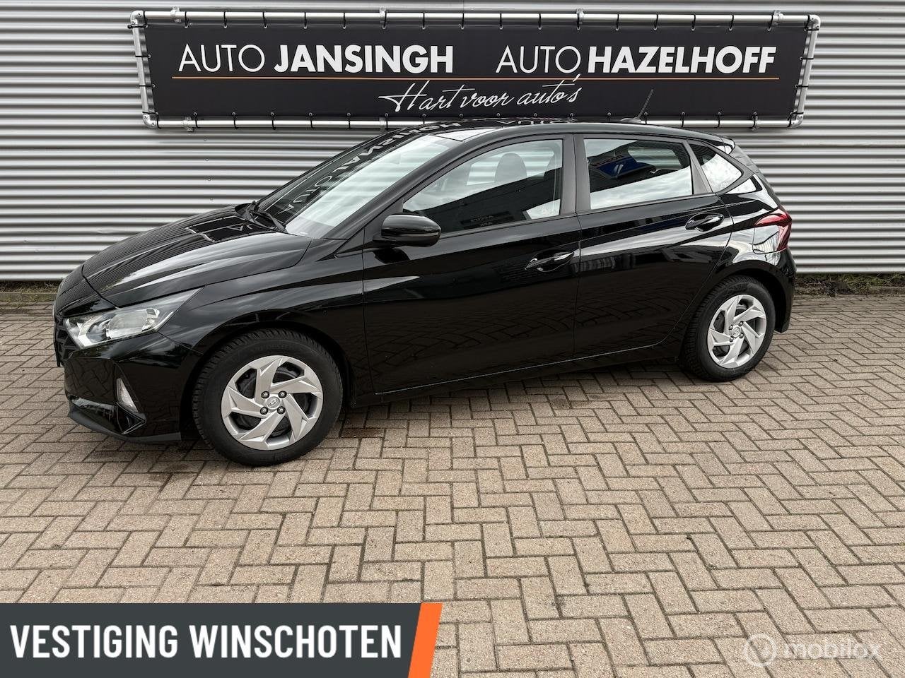 Hyundai i20 1.2 MPI i-Motion | Bluetooth | Airco | DAB | Ele, Auto's, Voorwielaandrijving, 83 pk, 4 cilinders, Zwart