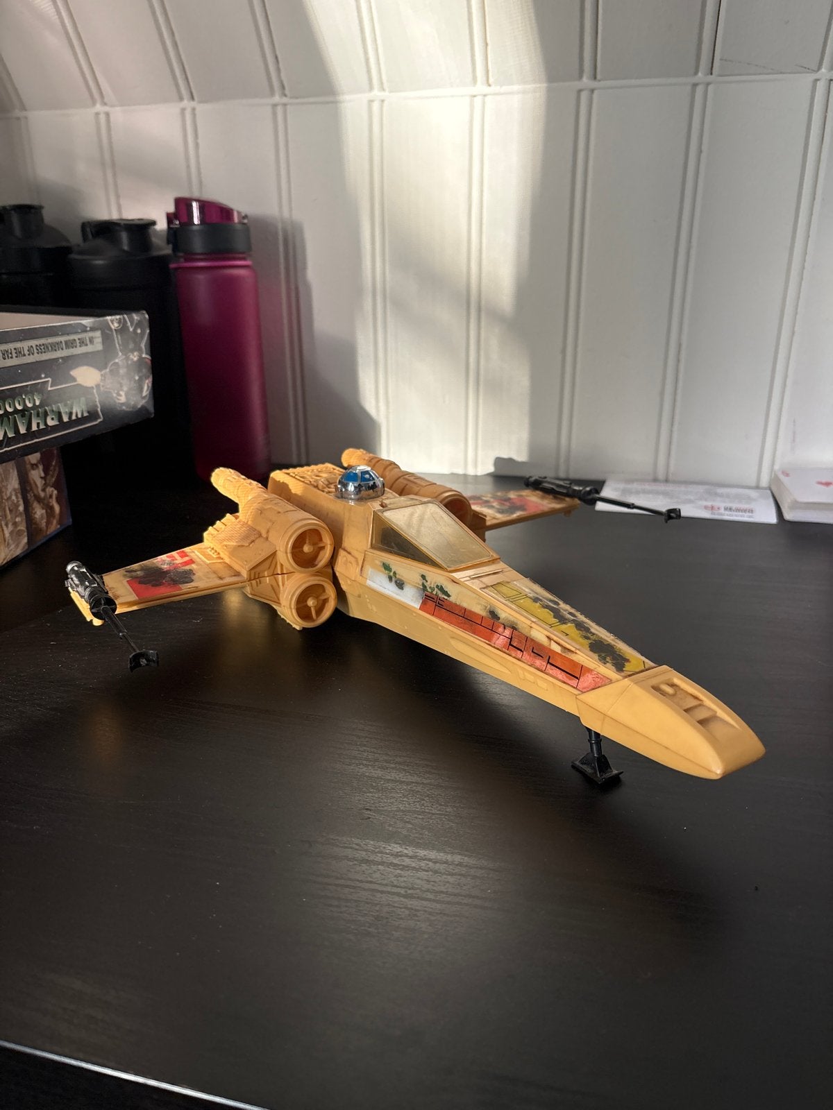 Vintage Star Wars X-Wing Fighter Speeder Speederbike, Ophalen of Verzenden, Gebruikt