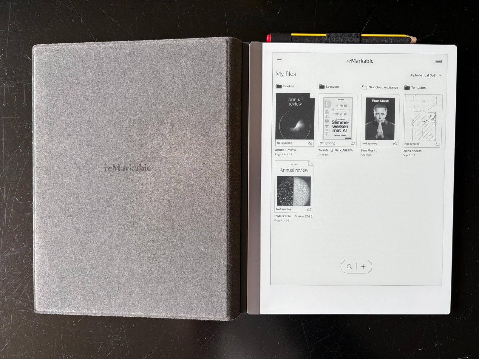 Te koop remarkable tablet 2 met cover en pen, Computers en Software, E-readers, Ophalen of Verzenden, Gebruikt, 10 inch of meer