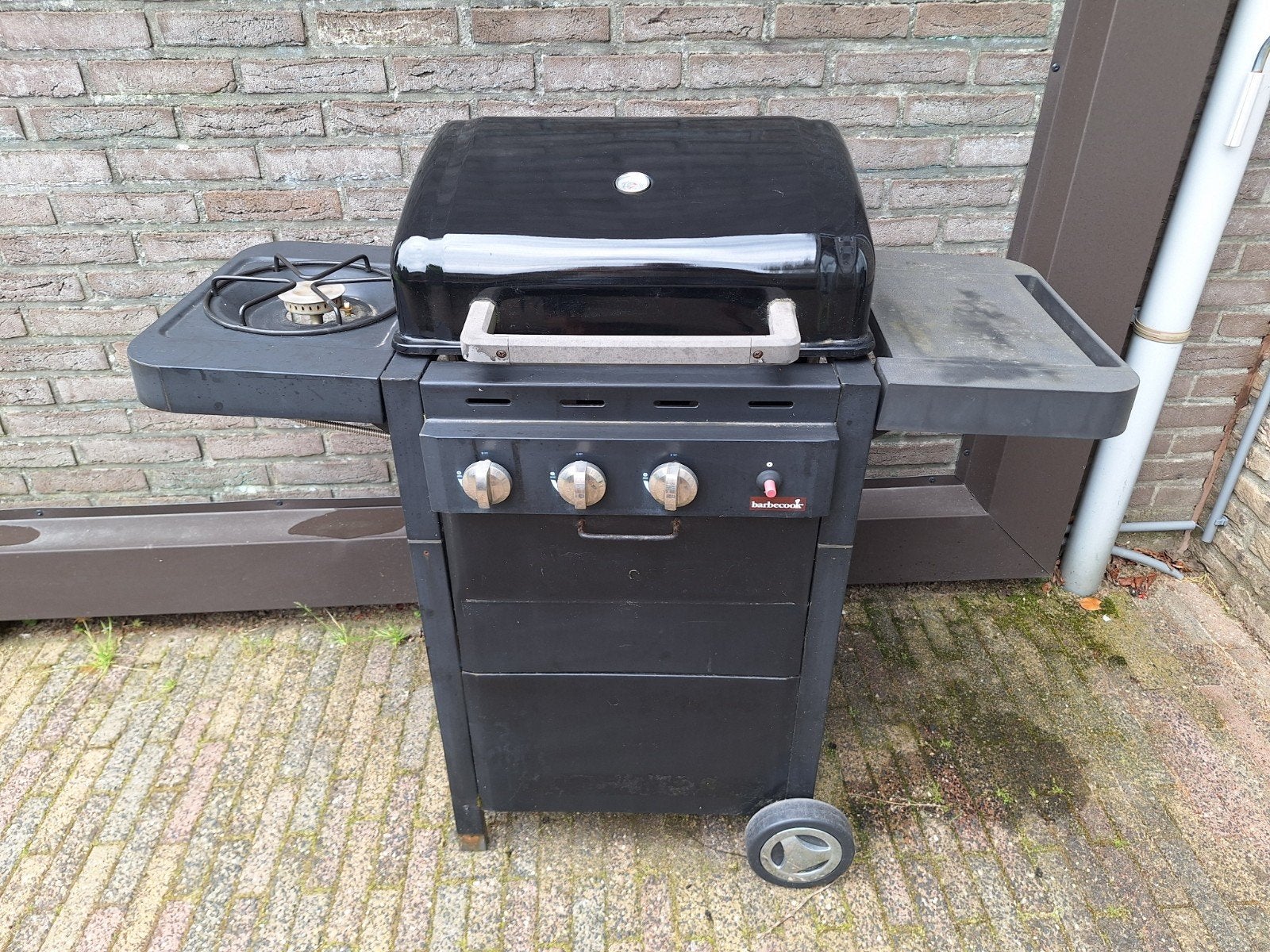 Barbecook gasbarbecue met zijbrander, Ophalen, Gebruikt, Barbecook