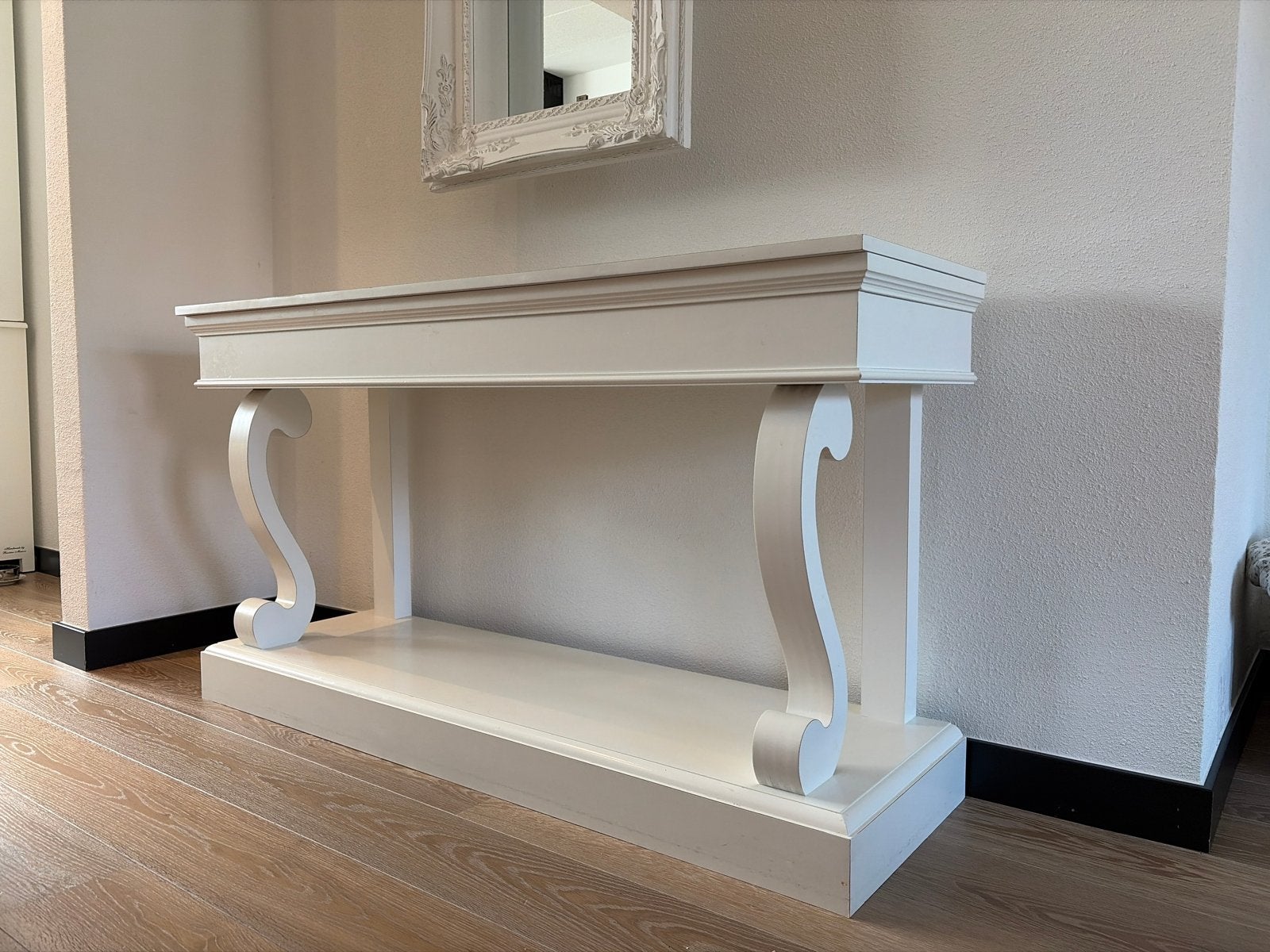 Sidetable Rofra Home - Klassieke sidetable, Ophalen, 100 tot 150 cm, Zo goed als nieuw, Overige houtsoorten