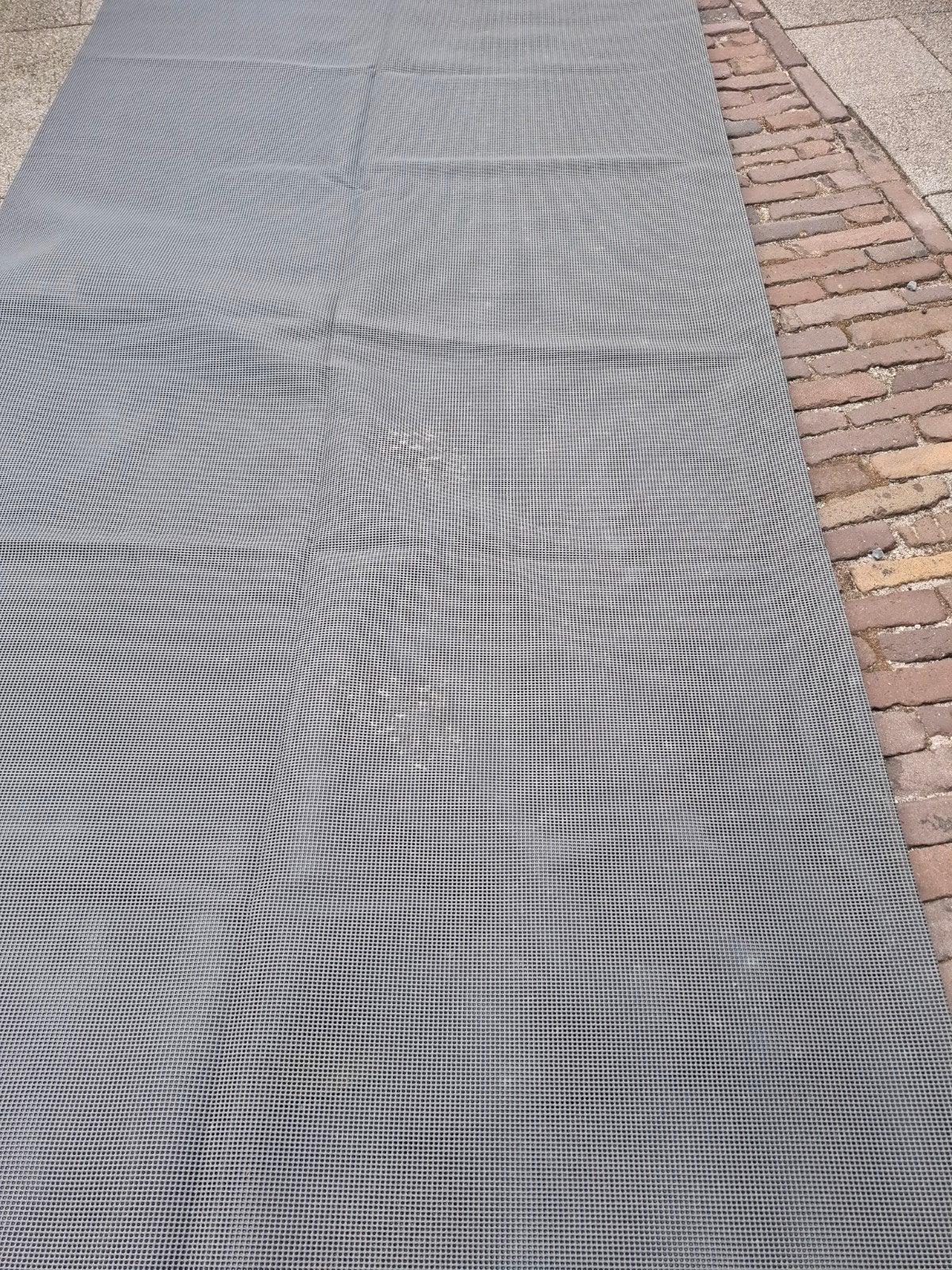 Camping vloerkleed (250x490 cm) donker grijs, Ophalen, Zo goed als nieuw