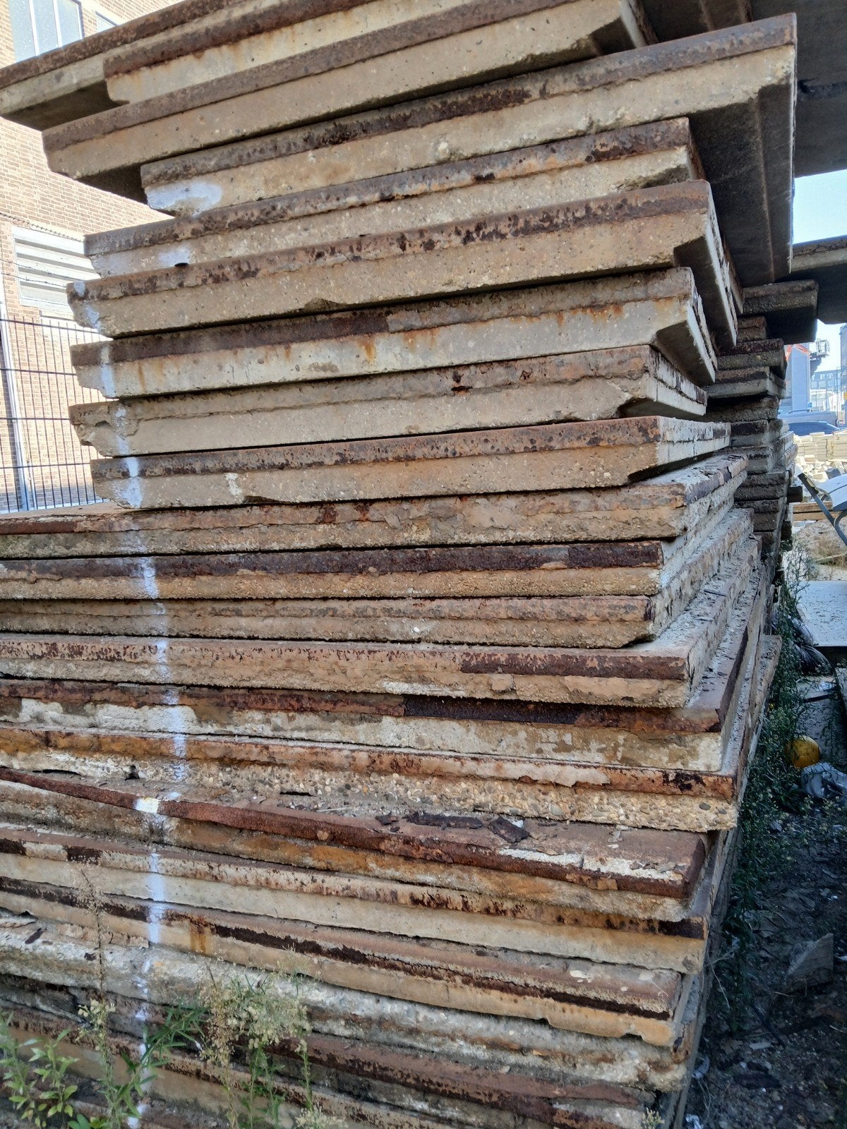stelconplaten/ betonplaten., Minder dan 4 cm, Overige materialen, Gebruikt, Ophalen of Verzenden