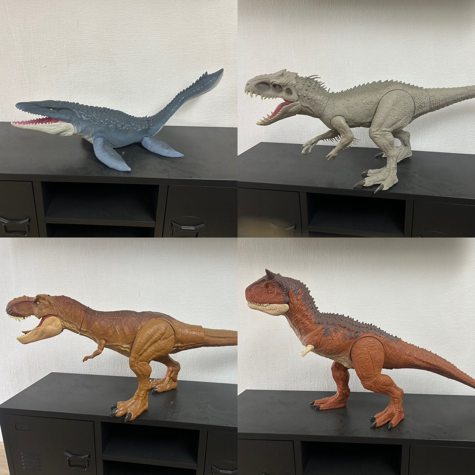 GROTE jurassic world dinos! 4 verschillende, Ophalen, Zo goed als nieuw