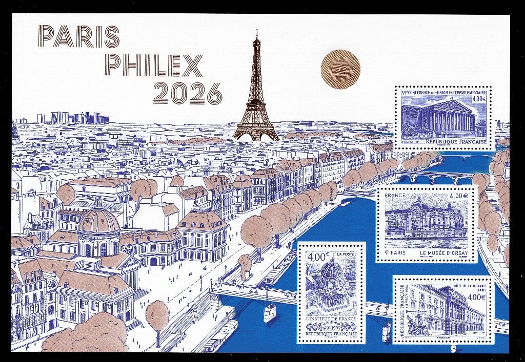 Jaar 2026 Yv nnb Bloc Doré Paris Salon Philex 2026., Ophalen of Verzenden, Postfris
