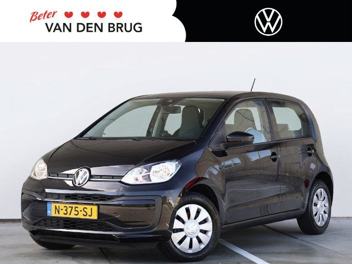 Volkswagen Up! 1.0 65 pk | Airco | Lane Assist | DAB | Bluet, Stof, Gebruikt, 4 stoelen, Origineel Nederlands
